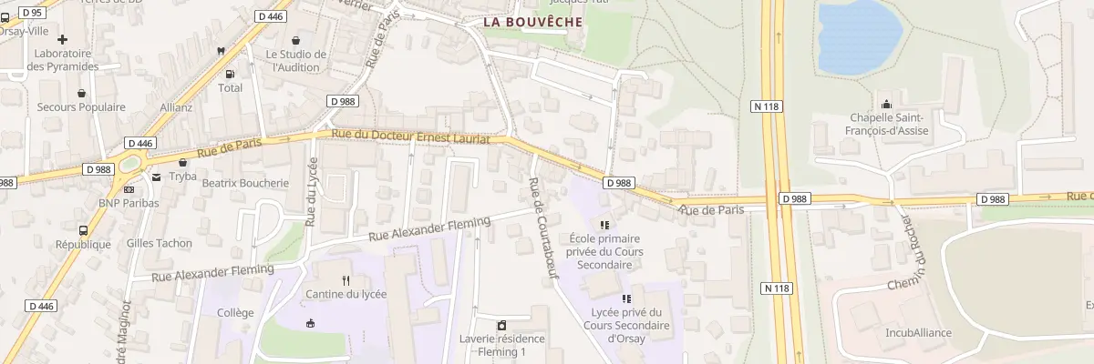 Plan du 54 Rue de Paris à Orsay