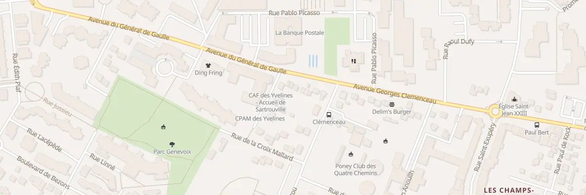 Plan du 178B Av du General de Gaulle à Sartrouville