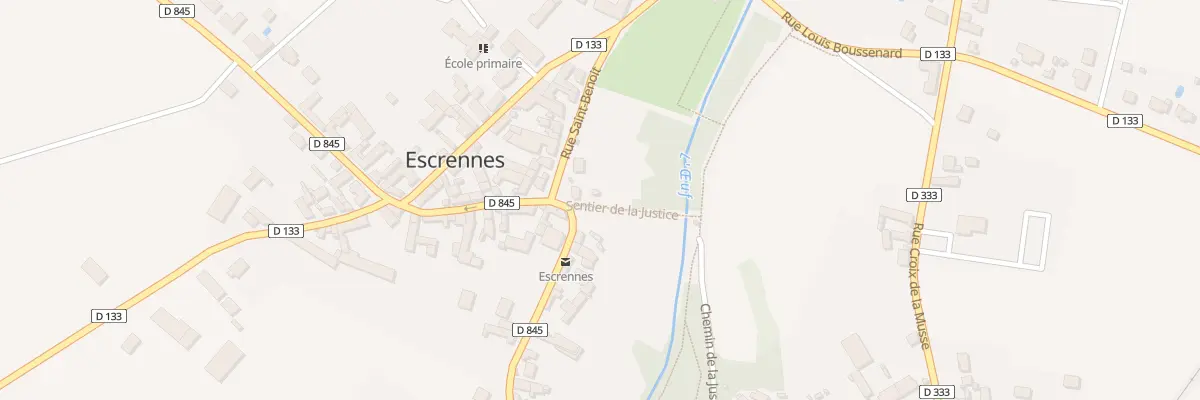 Plan du 7 Rue St Benoit à Escrennes