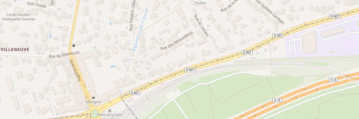 Plan du 120 Bd du Gen de Gaulle à Garches