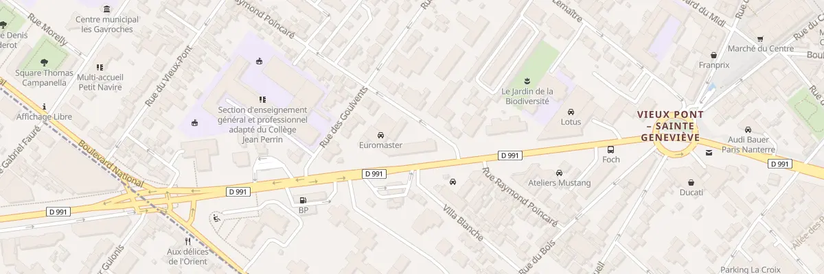 Plan du 39 Rue Raymond Poincaré à Nanterre