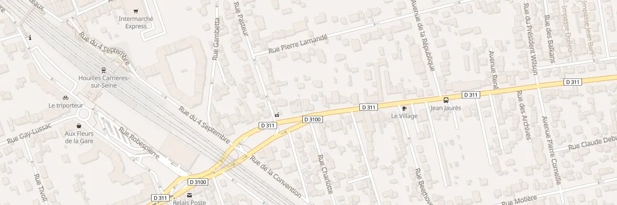 Plan du 17 Bd Jean Jaurès à Houilles