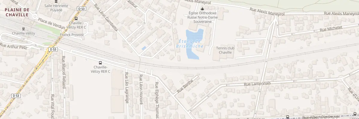 Plan du 7 Imp de la Prairie à Chaville