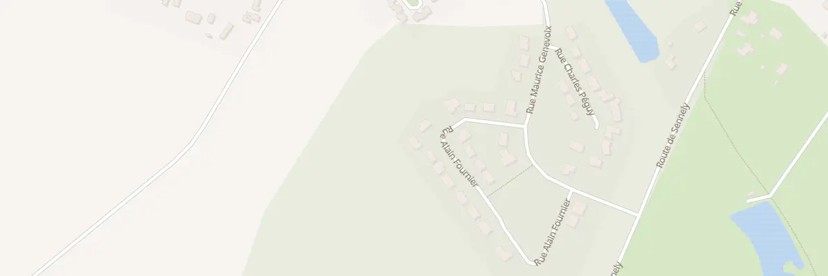 Plan du 12 Rue Alain Fournier à Tigy