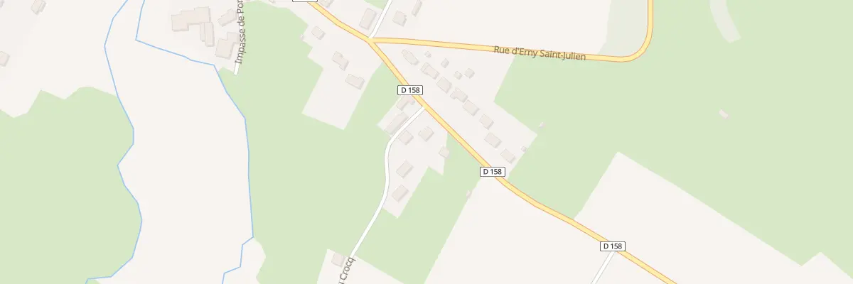 Plan du 1 Rue du Crocq à Coyecques