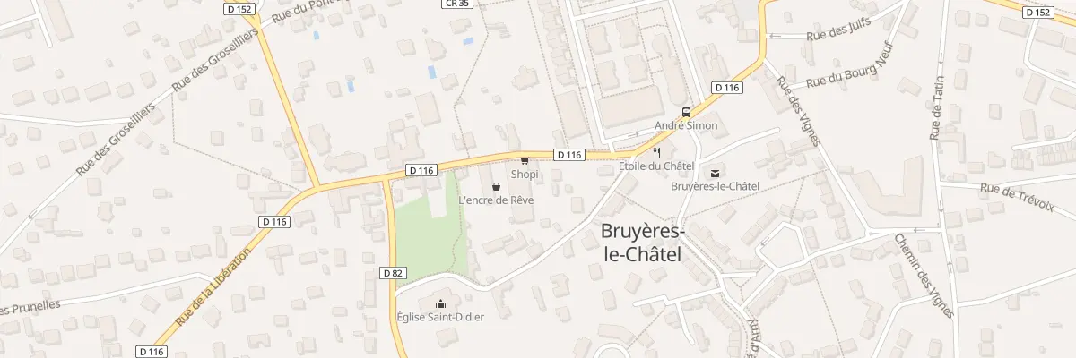 Plan du 55 Rue de la Libération à Bruyères-le-Châtel