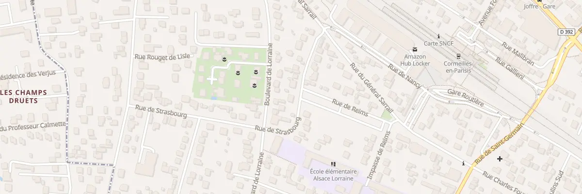 Plan du 18 Rue de Strasbourg à Cormeilles-en-Parisis
