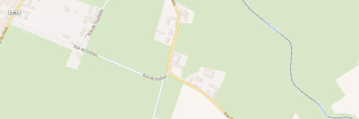 Plan du 2 Rue des Vanniers à Béalcourt