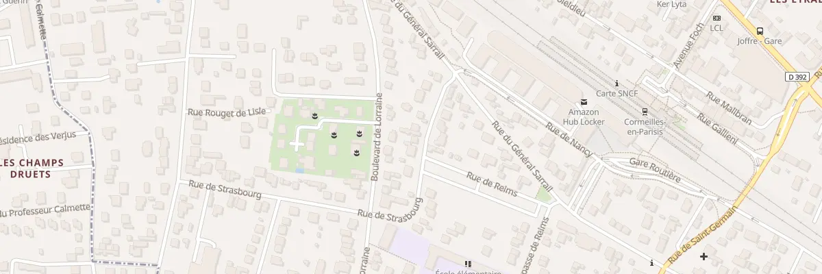 Plan du 14 Rue de Strasbourg à Cormeilles-en-Parisis