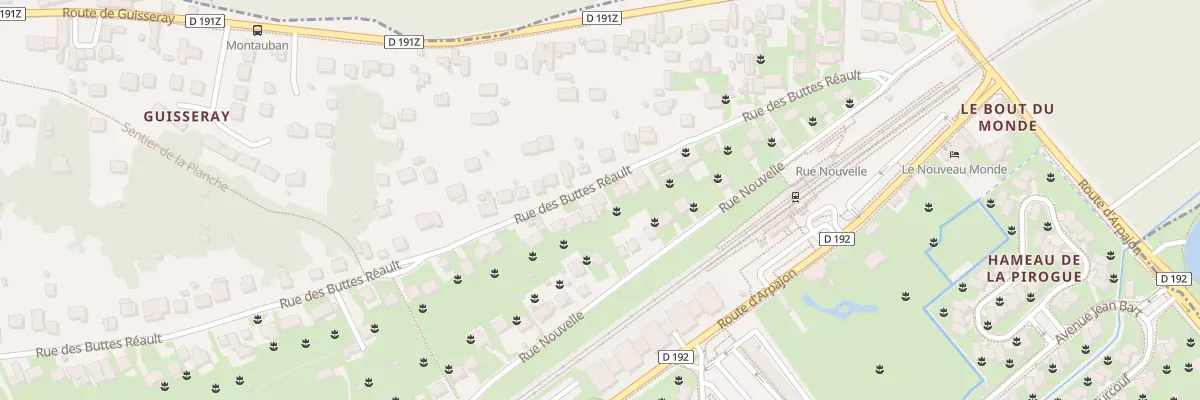 Plan du 29 Rue des Buttes Réault à Breuillet