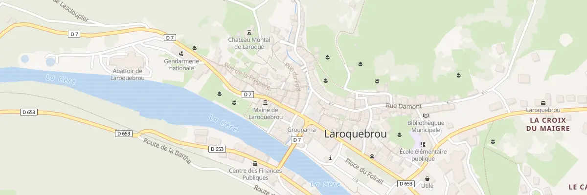 Plan du 5062 Rue du Fort à Laroquebrou