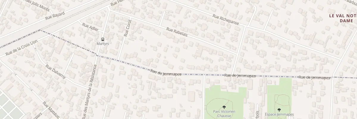 Plan du 27T Rue de Jemmapes à Sartrouville