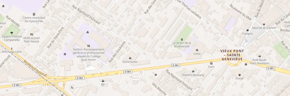 Plan du 56 Rue Raymond Poincaré à Nanterre
