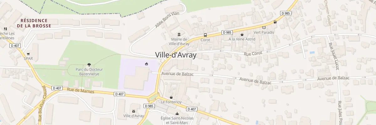 Plan du 7 Av de Balzac à Ville-d’Avray