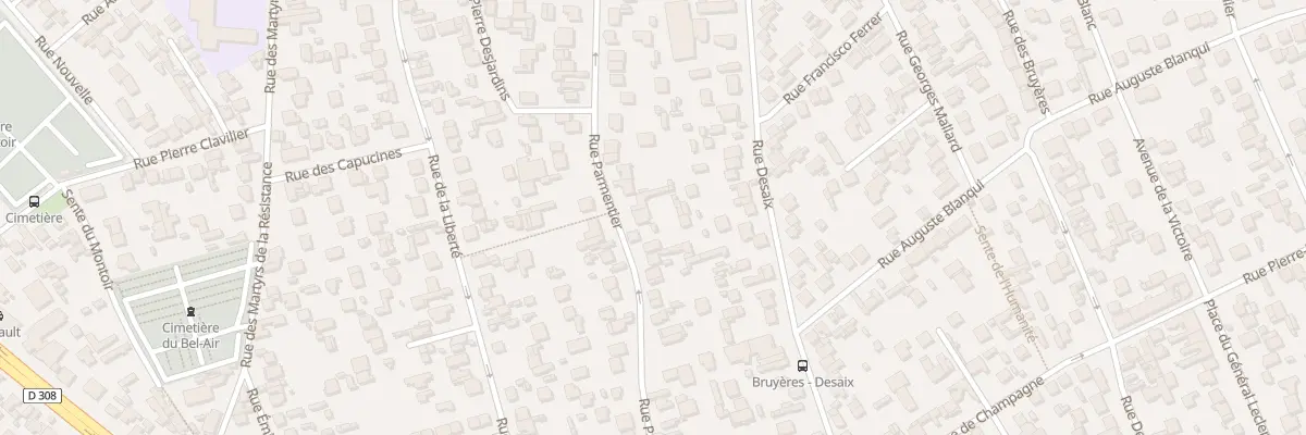 Plan du 98 Rue Parmentier à Houilles