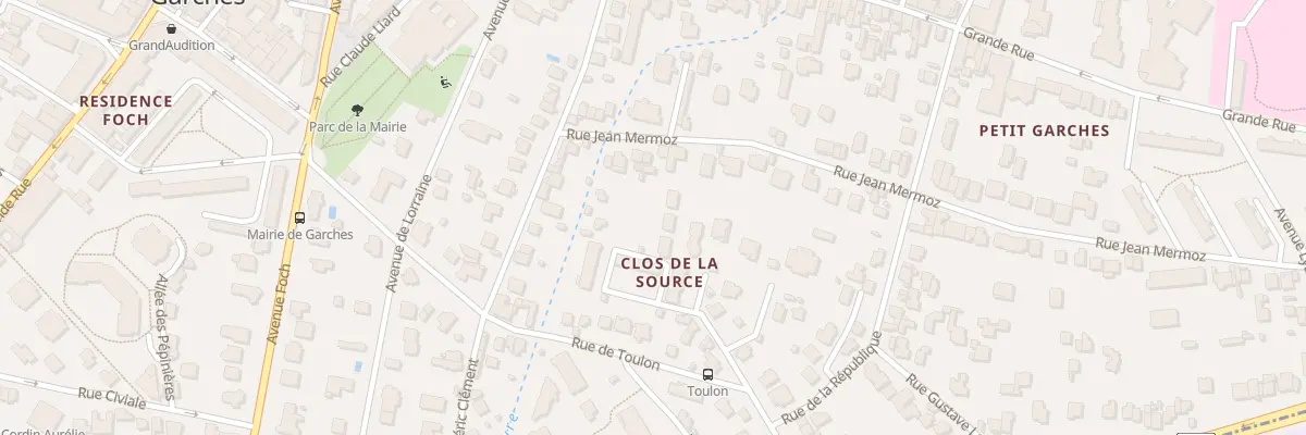 Plan du 83 Rue Jean Mermoz à Garches