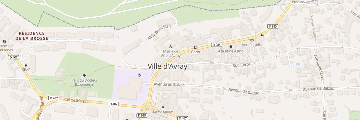 Plan du 12 Rue de Saint-Cloud à Ville-d’Avray