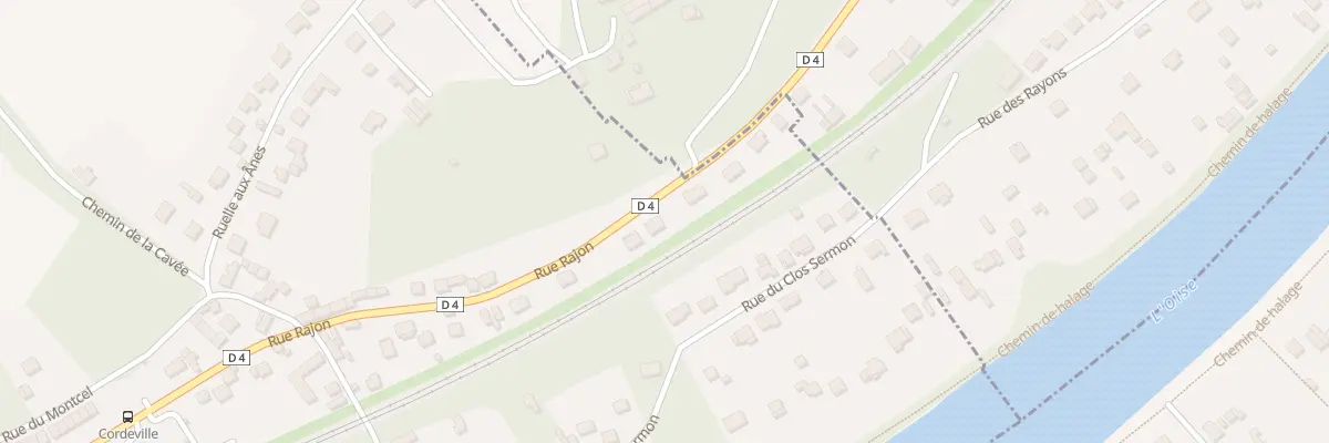 Plan du 1T Rue Rajon à Auvers-sur-Oise