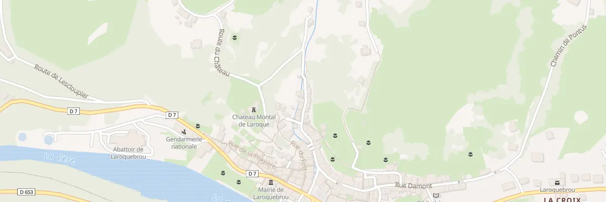 Plan du 5088 Rue Negrerieu à Laroquebrou