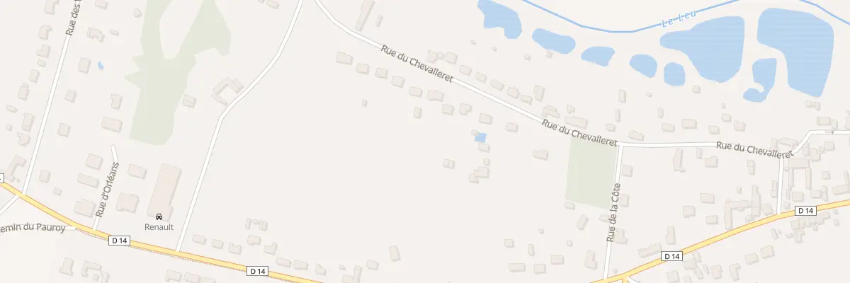 Plan du 61 Rue du Chevalleret à Tigy