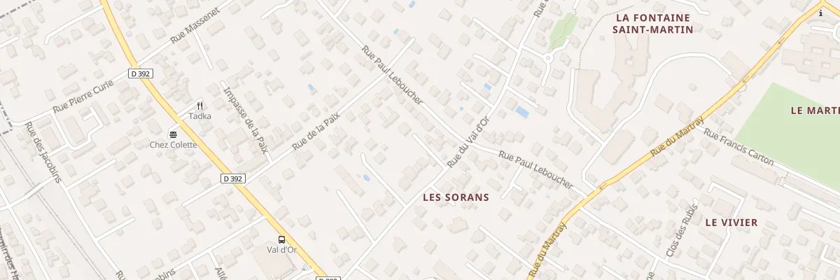 Plan du 33 Rue du Val d’Or à Cormeilles-en-Parisis