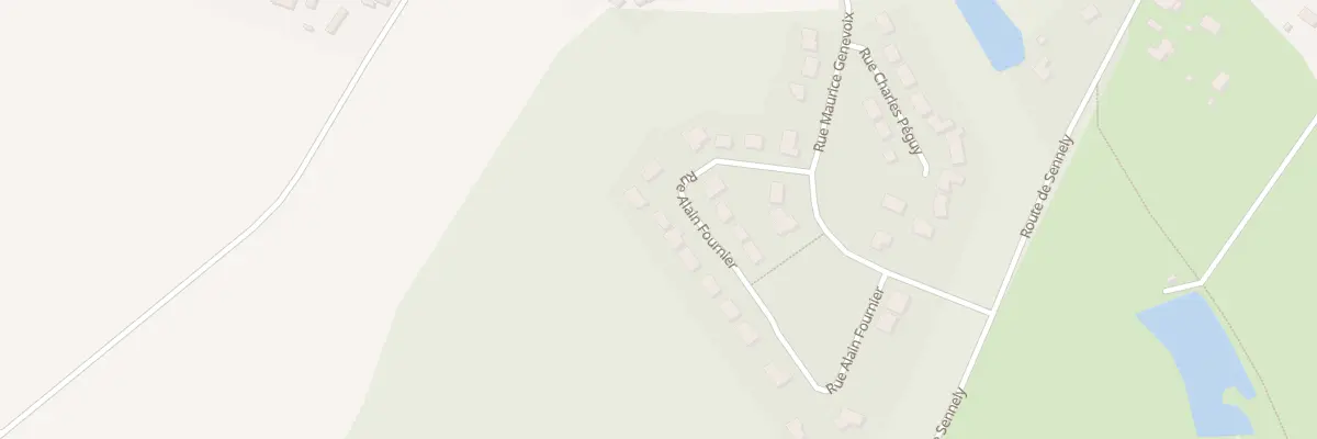 Plan du 14 Rue Alain Fournier à Tigy