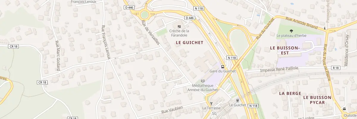 Plan du 16 Rue de Versailles à Orsay