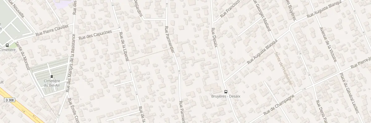 Plan du 90B Rue Parmentier à Houilles