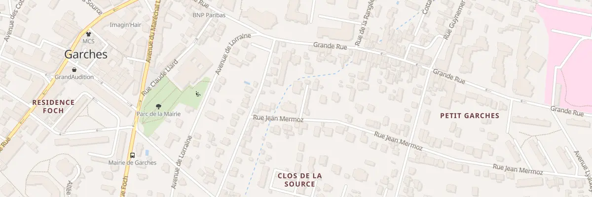 Plan du 72 Rue Jean Mermoz à Garches