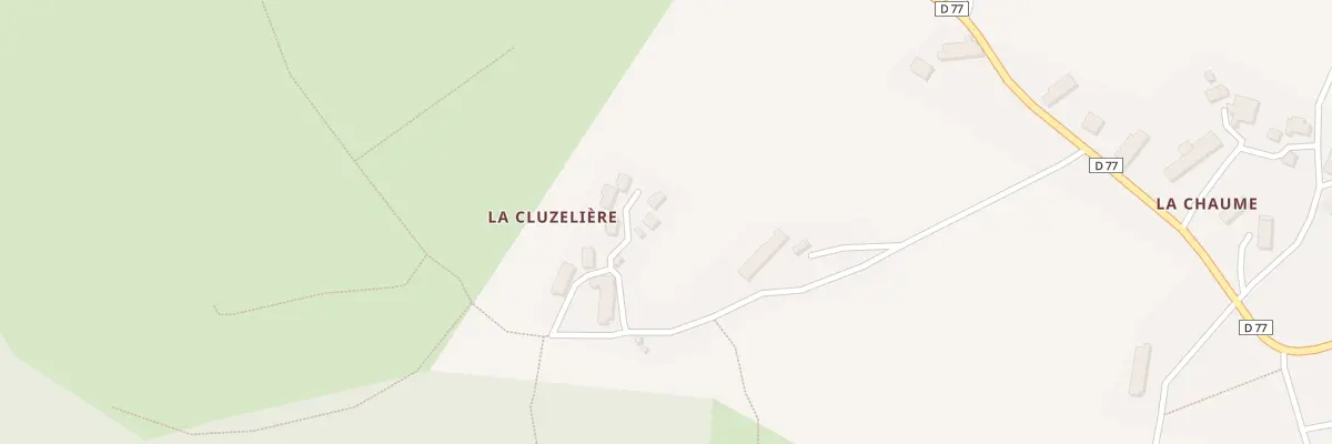 Plan du 5 La Cluzelière à Toulx-Sainte-Croix