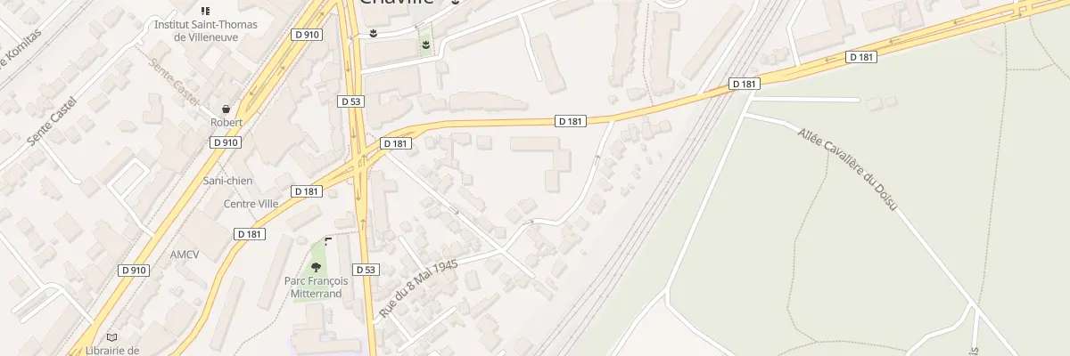Plan du 13 Rue Pave des Gardes à Chaville