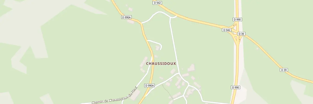 Plan du 235 Che de Chaussidoux Haut à Saint-Maixant