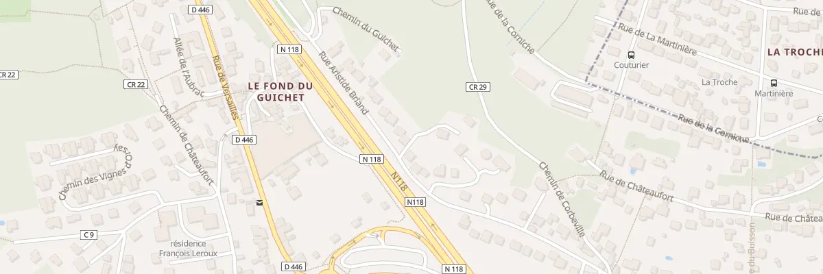 Plan du 23B Rue Aristide Briand à Orsay