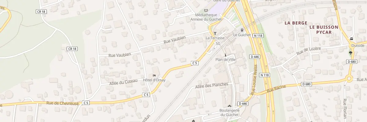 Plan du 6 Rue de Verdun à Orsay