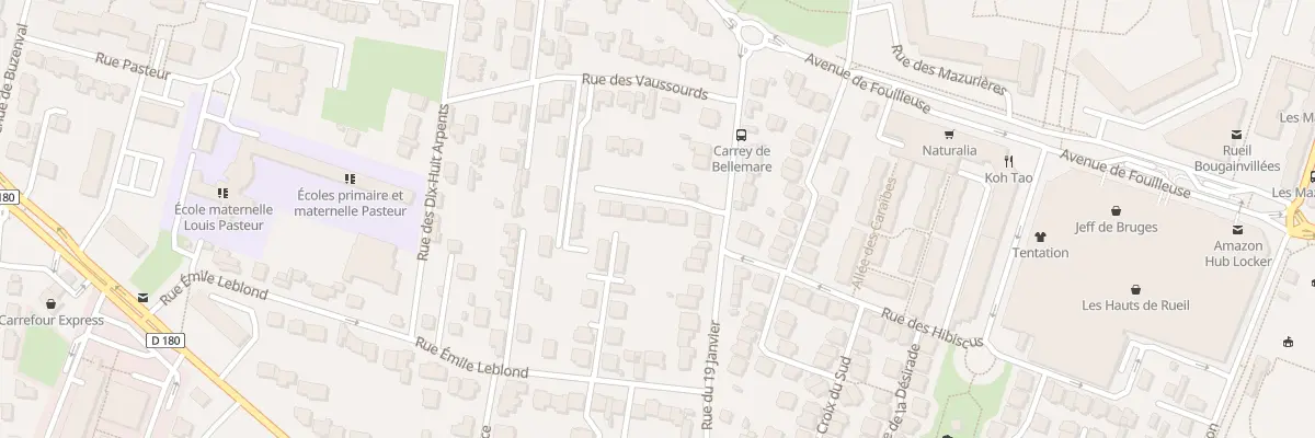 Plan du 24B Rue du Dix Neuf Janvier à Rueil-Malmaison