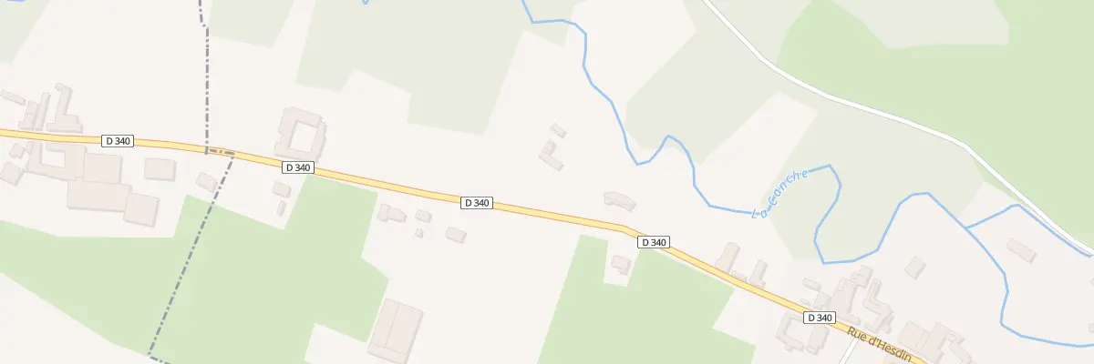 Plan du 34 Rue d’Hesdin à Conchy-sur-Canche