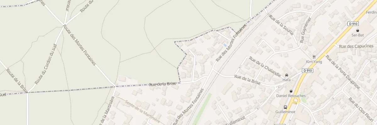 Plan du 5B Imp de la Brise à Chaville