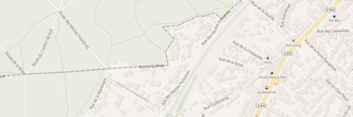 Plan du 20 Rue de la Brise à Chaville