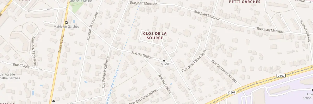 Plan du 6 Rue de Toulon à Garches