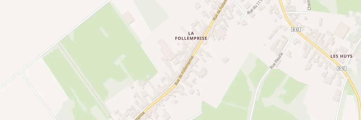 Plan du 352 Rue de Follemprise à Vignacourt