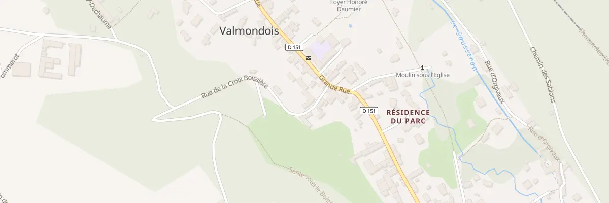 Plan du 5 Rue de la Croix Boissiere à Valmondois
