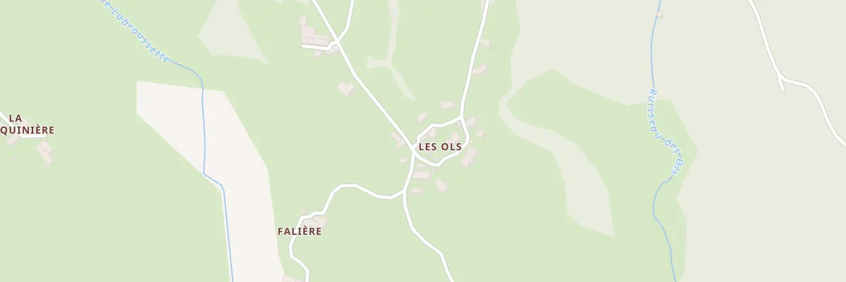 Plan du 21 Les Ols à Parlan