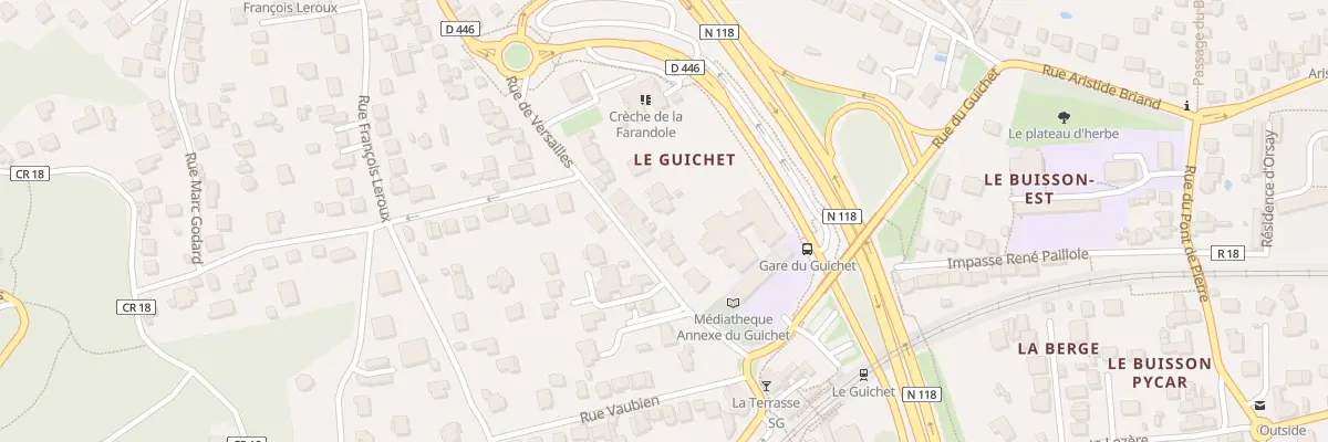 Plan du 12 Rue de Versailles à Orsay
