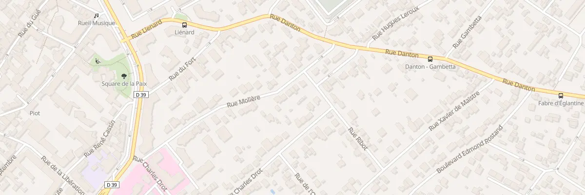 Plan du 60 Rue Molière à Rueil-Malmaison