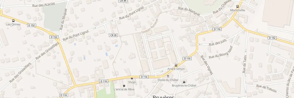 Plan du 32 Rue de la Libération à Bruyères-le-Châtel
