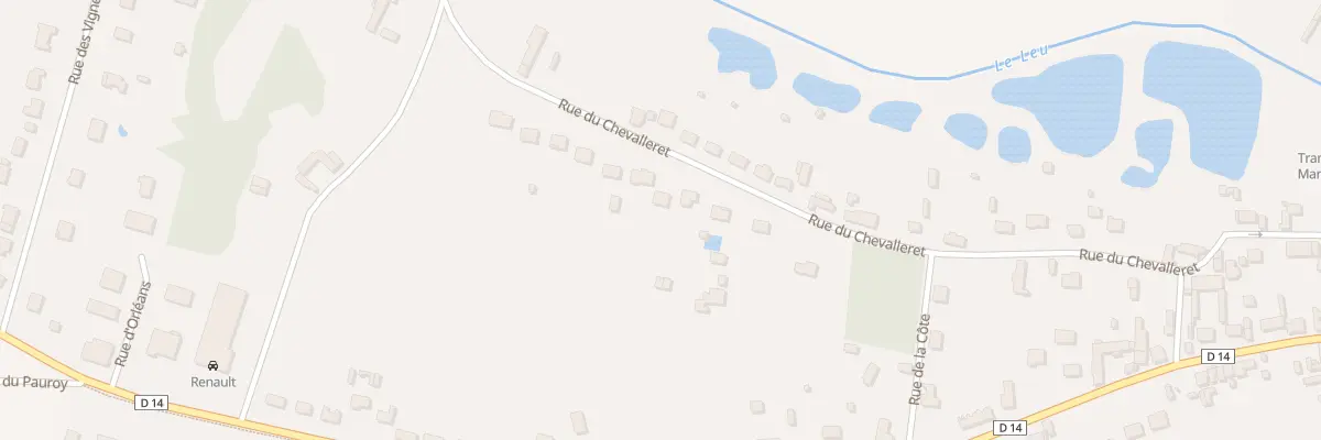 Plan du 59 Rue du Chevalleret à Tigy