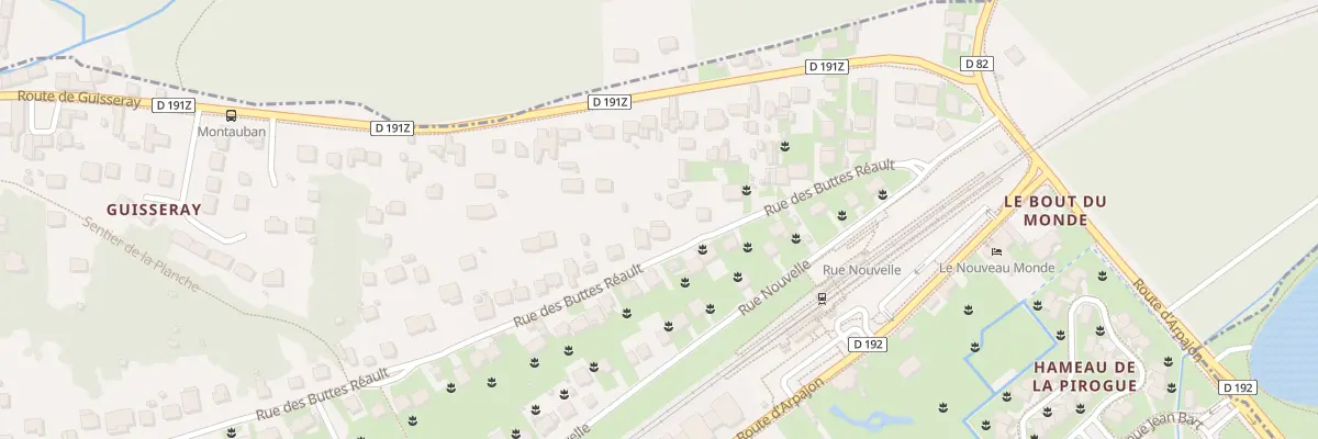 Plan du 22 Rue des Buttes Réault à Breuillet