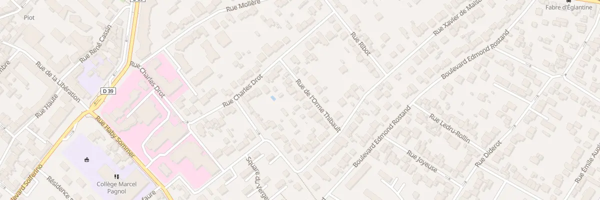 Plan du 8 Rue de l’Orme Thibault à Rueil-Malmaison