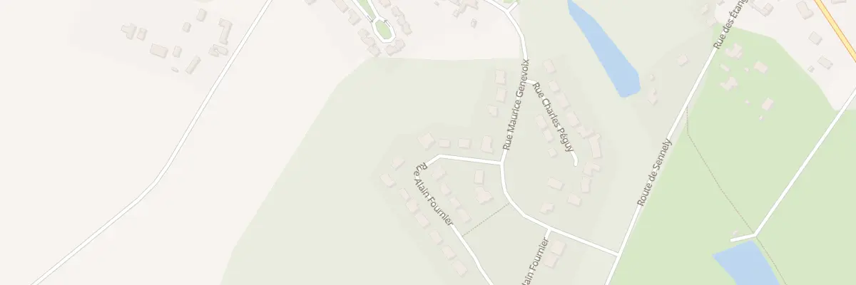 Plan du 6 Rue Alain Fournier à Tigy