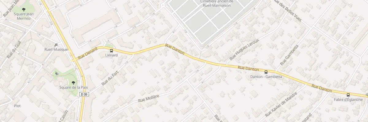 Plan du 32B Rue Danton à Rueil-Malmaison
